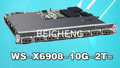 وحدة Cisco WS-X6908-10G-2T Cisco 6500 Series 10 Gigabit